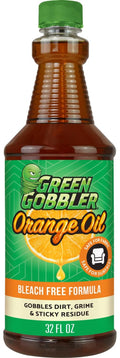 Green Gobbler All-Natural, Cold Pressed Concentrated Orange Oil for Home and Outdoor Multi-Purpose Cleaning- Hundreds of Uses, 32 oz