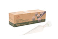 Keenpioneer Disposable Piping Bags, Biobased, 21 Inch, Extra Thick Cake Decorating Pastry Bags, Pack of 100 in a Dispenser Box, Clear, Professional Grade for Chefs and Home Bakers