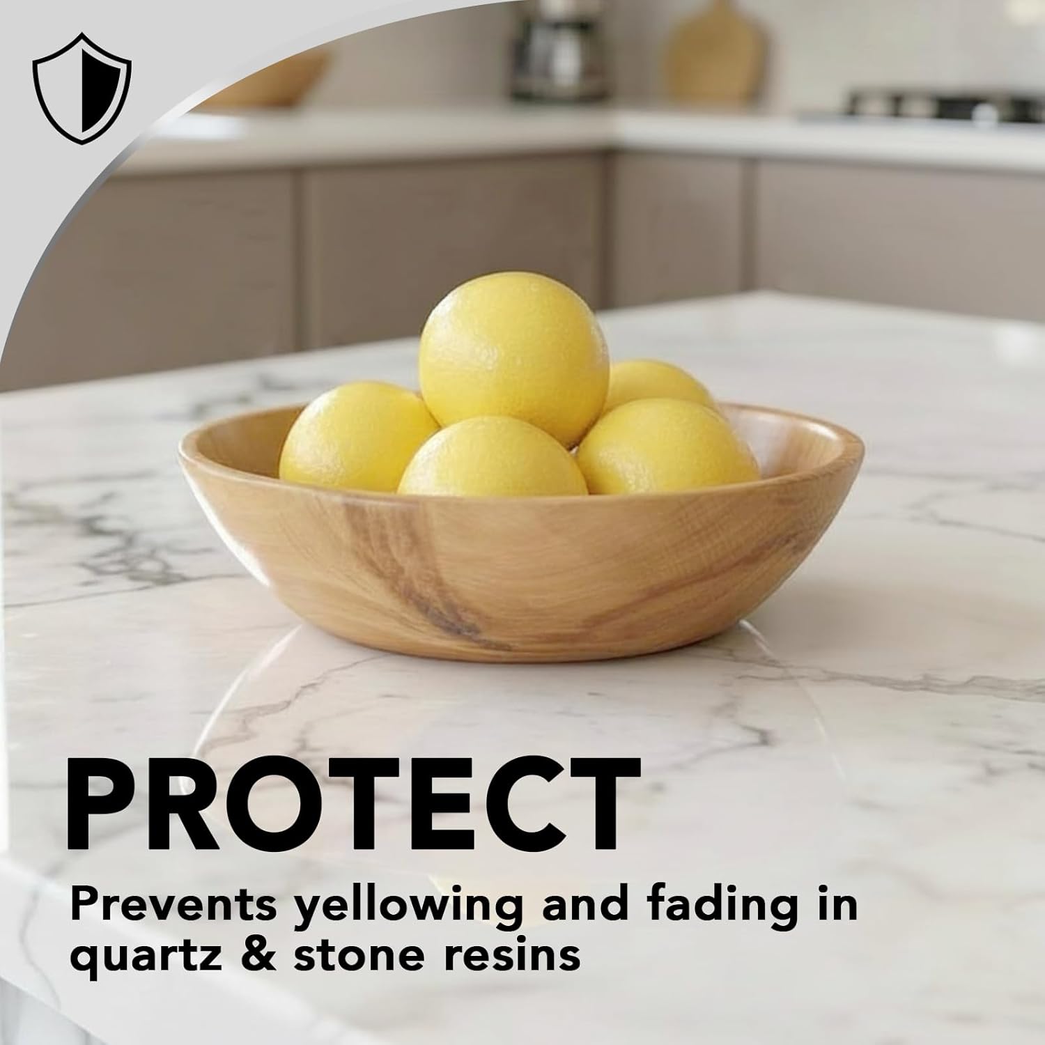 Weiman Quartz Countertop Cleaner - UV Protection for Clean & Shiny Stone Surfaces | 24 Ounce, 2 Pack with Microfiber Towel