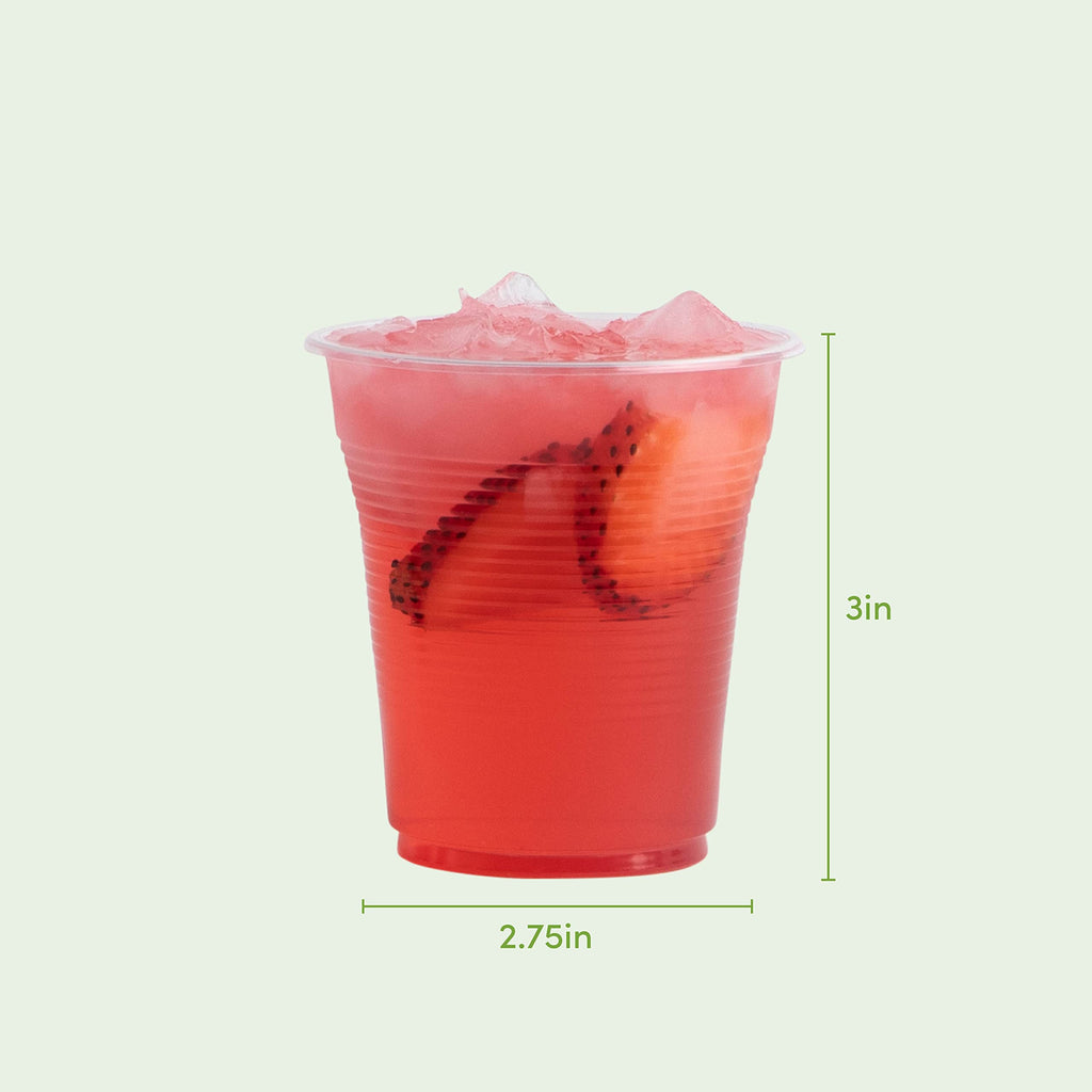 Framo 5 Oz Clear Plastic Cups, for Any Occasion, Disposable Transparent Ice Tea, Juice, Soda, and Coffee Glasses for Party, Picnic, BBQ, Travel, and Events 500