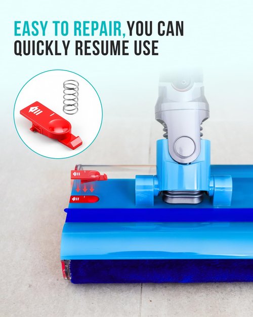 Vacuum Cleaner Release Catch with Spring Replacement Kit Fit for Dyson V12s/ V15s Submarine/Omni-glide Wet Roller Head