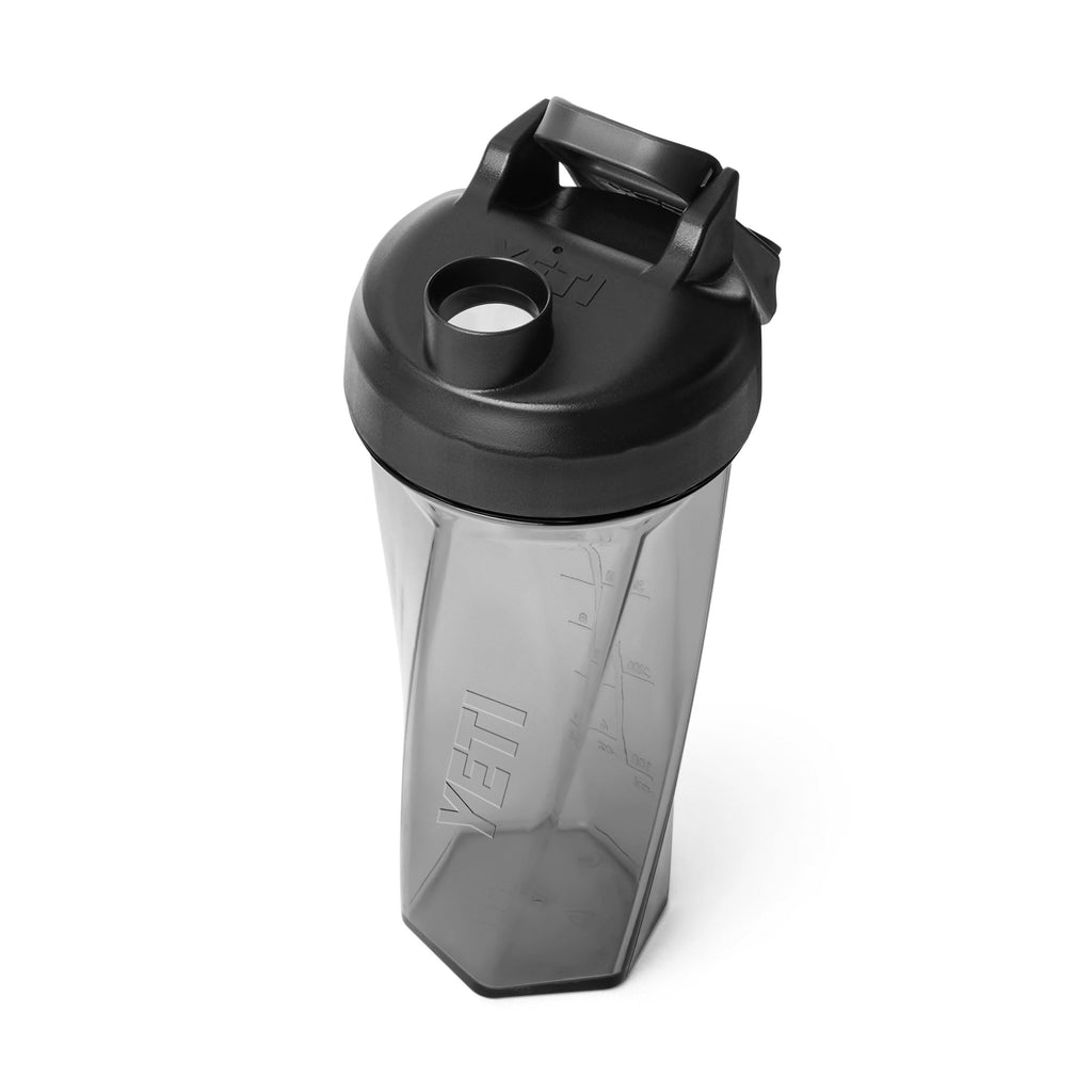 YETI Yonder Helimix Vortex Blender Shaker Bottle Holds up to 27oz | No Blending Ball or Whisk | USA Made | Portable Pre Workout Whey Protein Drink Shaker Cup | Dishwasher Safe, Charcoal