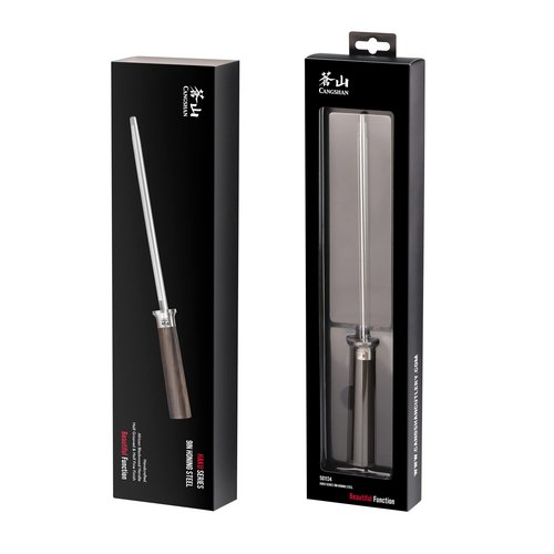 Cangshan HAKU Series High-Carbon 9-inch Honing Steel, 501134