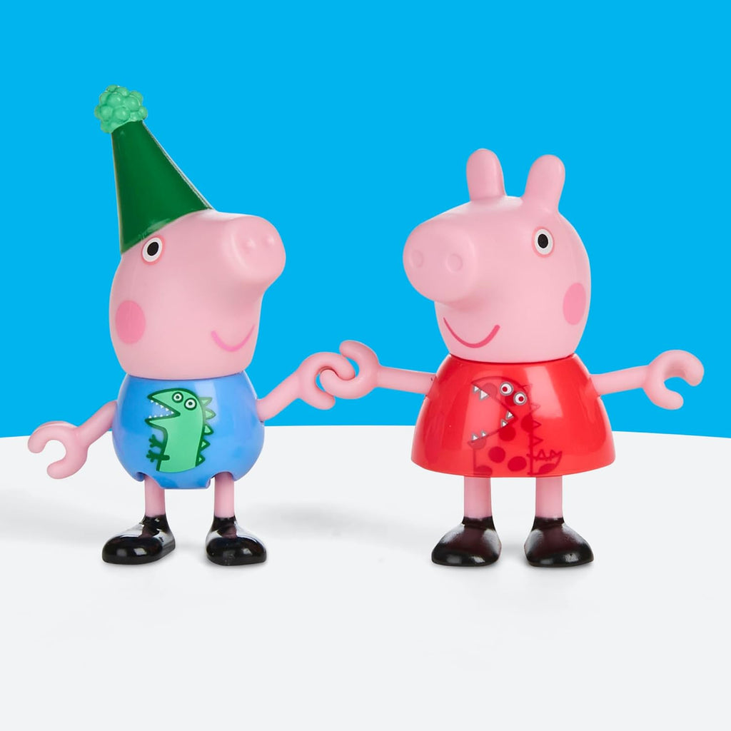 Peppa Pig George's Party Advent Calendar - 24 Surprise Toys & Stickers | Fun Preschool Gift for Kids 3+
