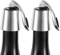 Stainless Steel Bottle Sealer & Wine Topper – Premium Wine Lover Gifts, Wine Gifts for Women and Men – Airtight Champagne Stopper for Sparkling Wine – Wine Essentials Gifts