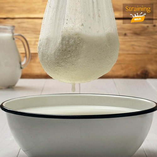 Grade 90 Cheesecloth by [Brand Name] - 36 Sq Ft Ultra Fine Unbleached Cotton Fabric for Cooking & Straining