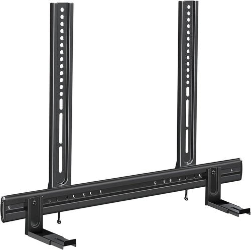 Mounting Dream Soundbar Mount - Heavy Duty Wall Bracket for Sound Bars Up to 26.5 LBS | Adjustable Height, No-Slip Base