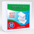Skiennix Magic Sponges - 20 Pack Long-Lasting Melamine Cleaning Erasers for Home & Kitchen