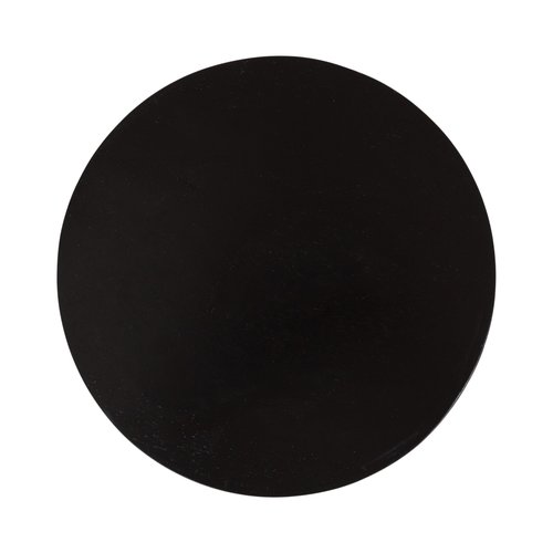 Kate and Laurel Wegner Traditional Wooden Round Drink Table; 8 x 23; Black; Elegant and Durable Pedestal Table for Use as Small Drink Table; Plant Stand; or Decorative Item Display