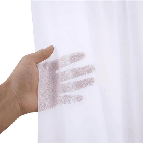 MVOVM Bed Canopy for Girls with Lights 30 * 228in King Canopy Bed Curtains for Queen & Full Bed White Tulle Canopy Bed Scarf,Sheer Bed Drapes,Twin King Canopy Bed Home Decor