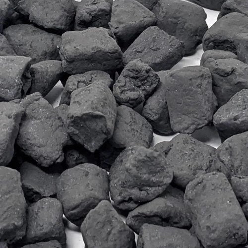 Midwest Hearth Ceramic Embers for Gas Fireplace (1-lb Bag, Black)