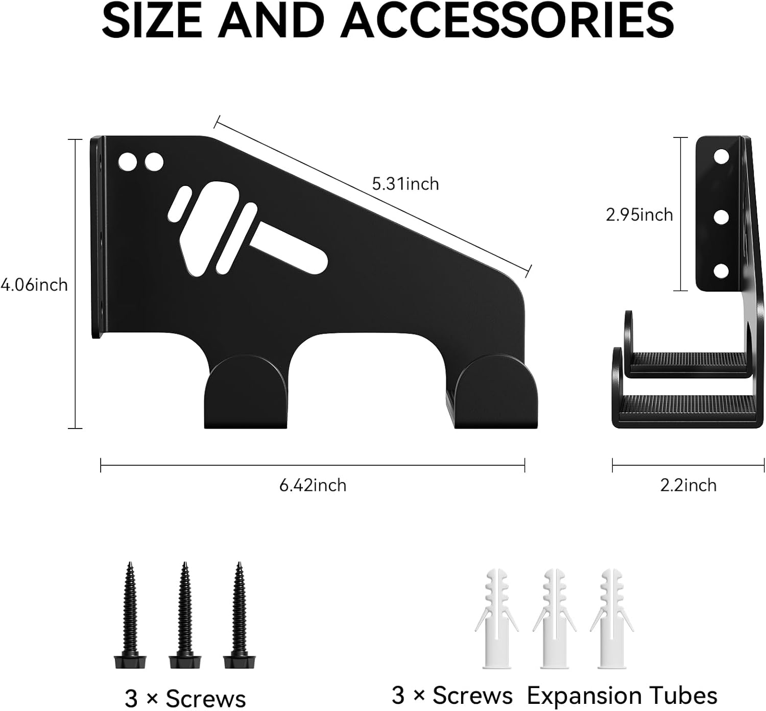 XZHXFX Chainsaw Hanger Wall Mount - Heavy-Duty Holder for Garage Organization | Protective Pad Included, 1 Pack
