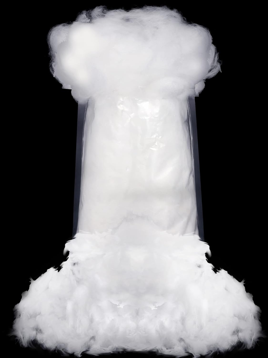 Riakrum Fake Snow | Fluffy Artificial Snow Cotton for Winter Decor - 60g Indoor Christmas Decoration