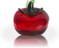 LONGWIN Glass Mini Tomatoes Figurines - Collectible Crystal Fruit Decor for Tabletop Centerpieces