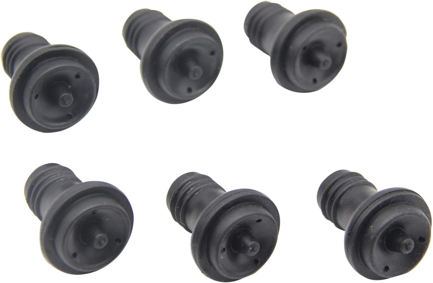 Wine Stoppers, Vacuum Stoppers for Wine Saver Vacuum Pump Preserver Edible Grade Rubber Wine Stopper, Keep Your Wine Fresh Pack of 6