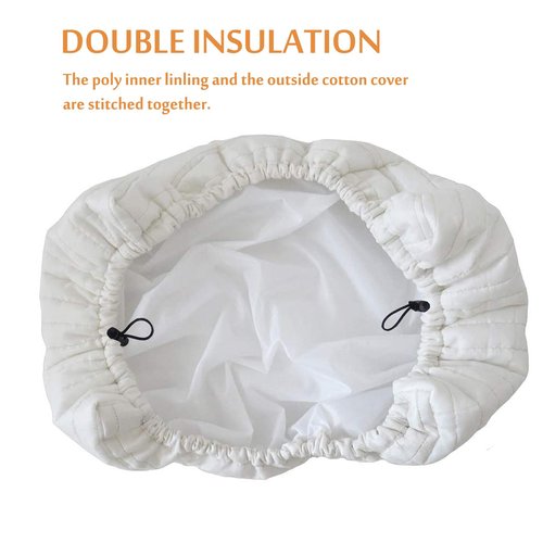 Foozet Indoor Air Conditioner Cover Double Insulation, XS Beige