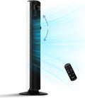 LEVOIT Classic 42-Inch Tower Fan - 1252 CFM Powerful Cooling, 25dB Quiet Operation, 12-Hour Timer, Remote Control