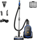 Eureka Bagless Canister Vacuum - 16KPA Suction with Washable HEPA Filter | Compact Design & 3 Tools