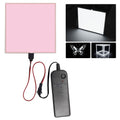Electroluminescent (EL) Panel、Electroluminescent DIY EL Back Light Paper Light 、 Sheets Panel for Crafts, Signs, Decor3 Modes:Fast flashingow Flashing/Constant Bright(10cm x 10cmWhite)