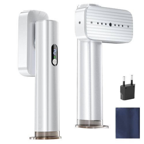 Steamer for Clothes, 2-in-1 Portable Handheld Garment Steamer