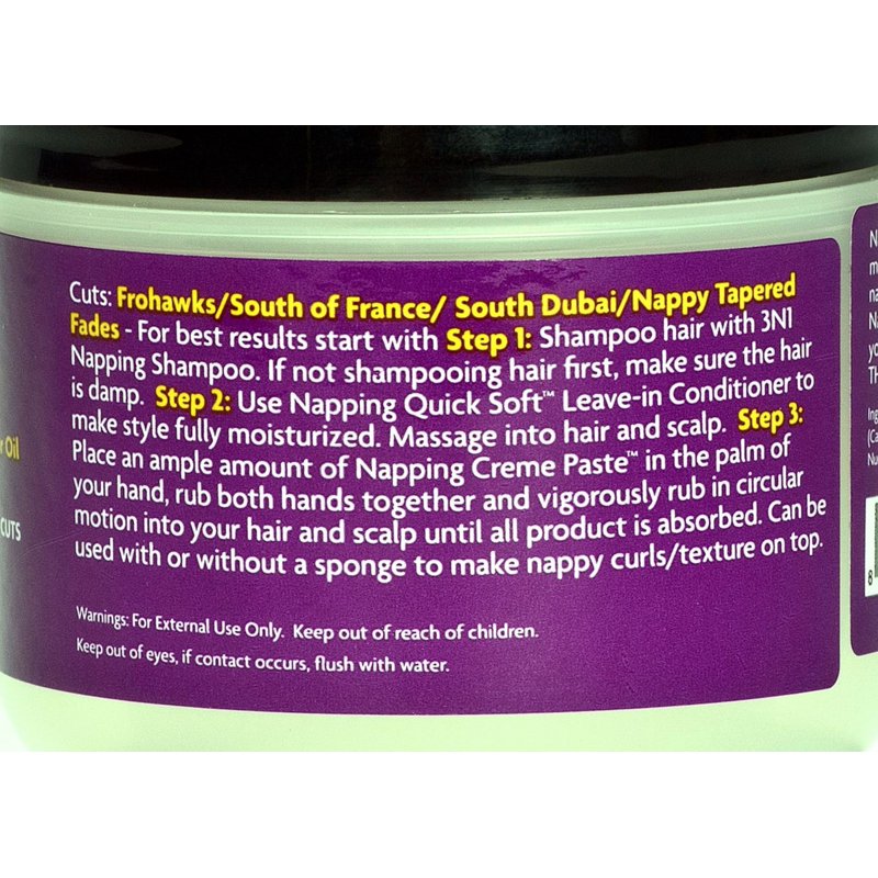Napping Crème Paste with Shea Butter & Coconut Oil - 4oz