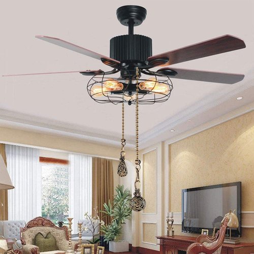 SUR-CIEL 4PCS Ceiling Fan Pull Chain, Fan Pull Chain Extension, Pull Chains for Ceiling Fans and Lights, Light Pull Chain Extension with 12 Inches 3mm Diameter Ball Chain