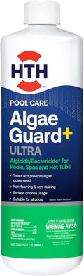 HTH 67244 Algae Guard - Long Lasting Formula for Green, Black & Mustard Algae | Fast Acting 32oz