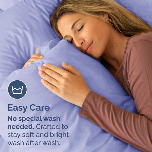 King Standard Pillow Cases by King - Soft Hotel Quality Pillowcase Covers - 4 Piece Set in Lavender