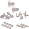 Ubbi Safety Bundle - Childproofing Set with 36 Outlet Covers, 16 Corner Protectors & 2 Pinch Guards | Taupe