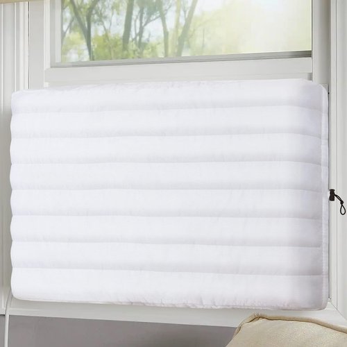 KylinLucky Indoor Air Conditioner Cover AC Cover for Inside Window Unit 21 x 15 x 3.5 inches(L x H x D),White