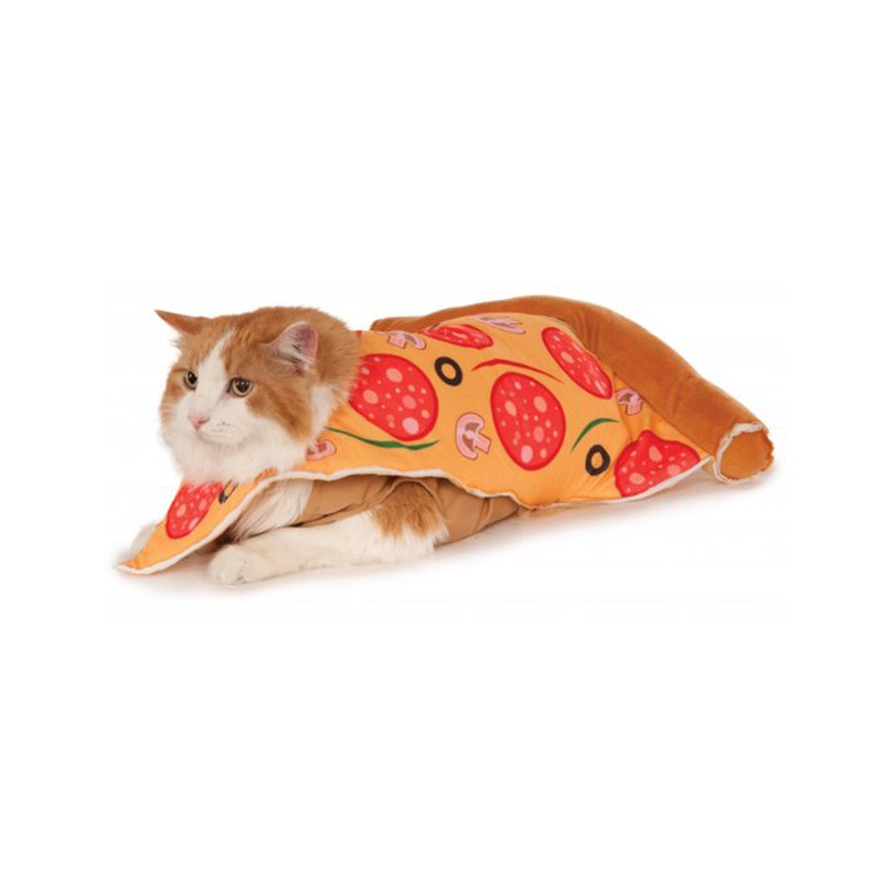 Pizza Slice Dog Costume - Rubies, 21-29 lbs Pet Size Variation