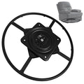 Racfenick 27" Recliner Swivel Ring Base Replacement with Plate,Heavy Duty Furnitures Sofa Chair Swiveling Bottom Parts (27inch/685mm)