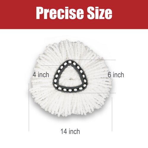 Mop Head Replacement for Ocedar - 7 Pack Mop Replace Heads Compatible with O Cedar, Microfiber Mop Refill for 1 Tank System