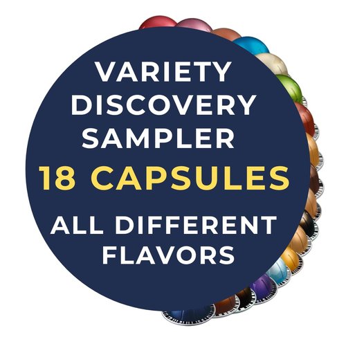 Coffee Capsules Variety Pack, 36 Pods (18 Assorted Flavors) - Discovery Sampler Gift Box