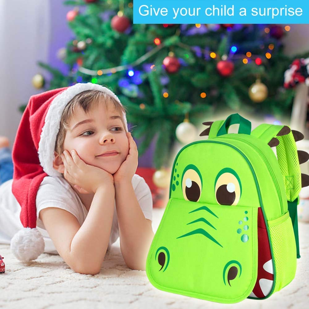 Toddler Unicorn Backpack forr Girls - 13" Water Resistant Kindergarten Bookbag, Cute Preschool Bag for Little Kids