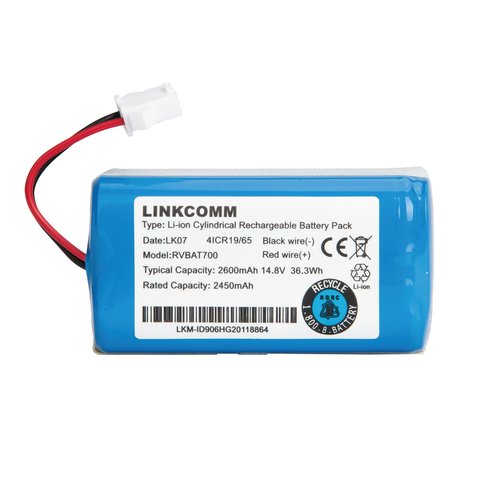 LINKCOMM RVBAT700 Battery Replacement for Shark ION RV700, RV720, RV750, RV755 Robot Vacuum
