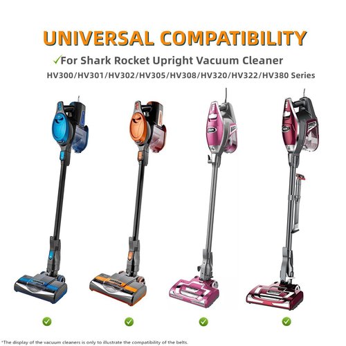 JEDELEOS Lower Hose for Shark Rocket HV300 HV302 HV320 HV321 HV322 Upright Vacuum Cleaner Series, Lower Nozzle Hose Replacement Parts 6" x 1.25" (Pack of 2)