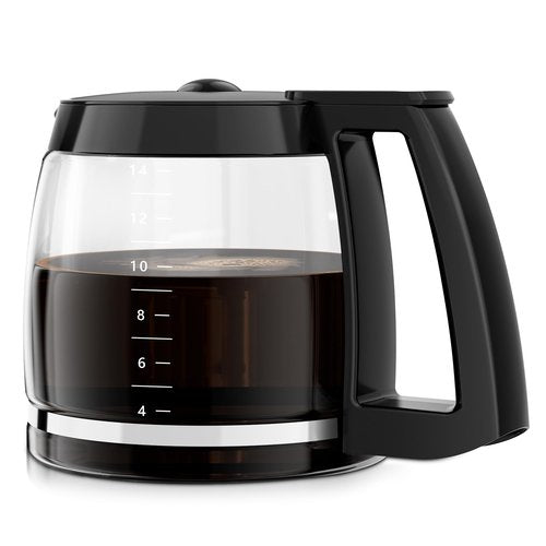14 Cup Coffee Pot Replacement Compatible with Cuisinart Coffee Makers DCC-3200, DCC-2200, DCC-2200RC, DCC-2600, DCC-2800, DCC-3200FR, CBC-7200PC, DCC-1800FR, 14 cups carafe replacement
