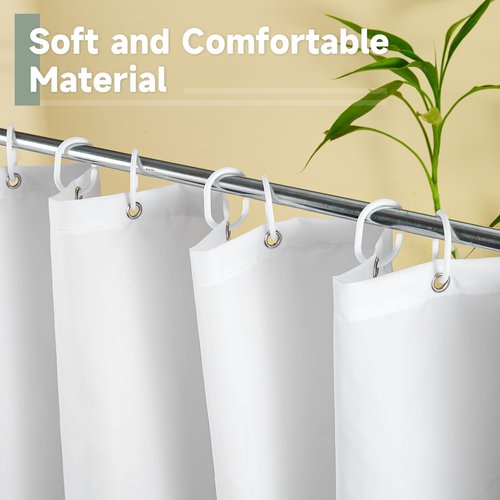 Moutina Hummingbird Floral Shower Curtains for Bathroom, Spring Summer Bathroom Decor Flower Shower Curtain Set - 72x72 Inch Waterproof Fabric Shower Curtain with Hooks Bathtub Curtain