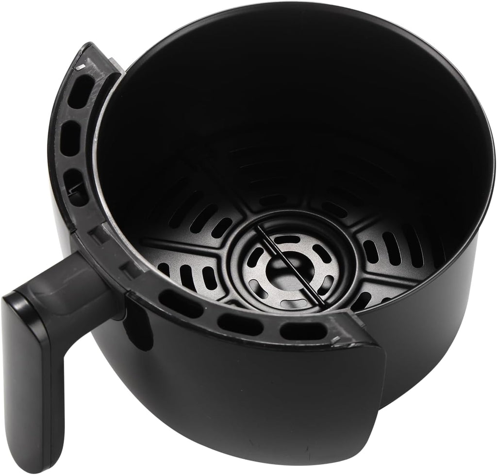 Zenith AirMax Compact Air Fryer - Healthy Cooking with Adjustable Temperature Control, 2.1 Qt, Black