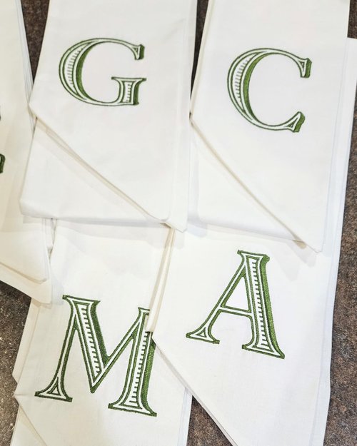 Monogram Wreath Sash - Custom Spring Decor for Front Door | Perfect Gift for Her