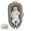 Baby Lounger - Pure Cotton Infant Lounger for Newborns 0-24 Months | Breathable & Portable Baby Nest