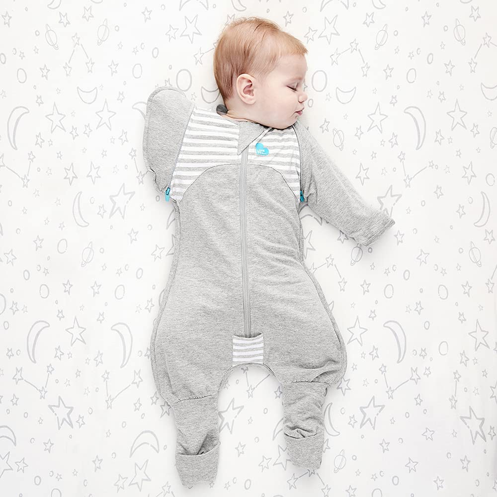 Love to Dream Swaddle UP Transition Bag Warm, Pink Silly Goose, Extra Large, 24-32 lbs, Patented Zip-Off Wings, Gently Help Baby Safely Transition from Being Swaddled to Arms Free