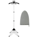 Garment Steamer Rack & Garment Ironing Glove for Steaming Clothes, Clothes Steam Rack, Adjustable StandingGarment Hanger Handled Mini Ironing Board, Hanging Steamer Ironing (Gloves + Clothes rack)