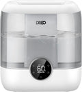 DREO 6L Top Fill Humidifier - Quiet 28 dB Cool Mist for Large Rooms | 60-Hour Runtime, Easy to Clean