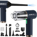 CungCi Car Vacuum Handheld Vacuum Portable Cordless, 18000Pa 5 in 1, 100W Brushless Motor, High Power Vacuum Cleaner with Window Breaker Hammer, LED Light, Multi-Nozzles for Car, Home, Pet, Office