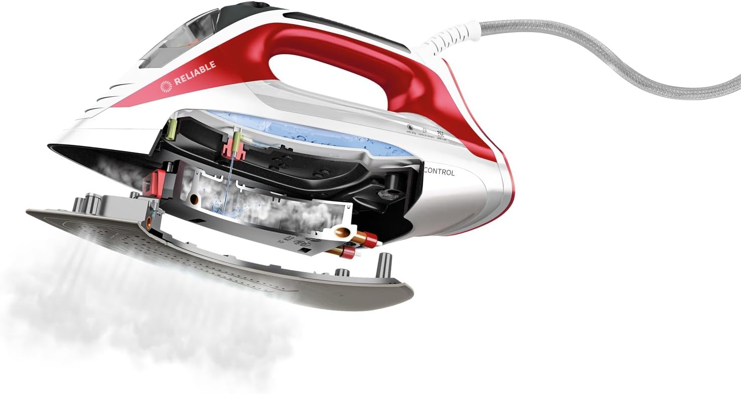 Reliable Velocity 270IR Steam Iron - Compact Vapor Generator with Sensor Technology & 8 Heat Settings