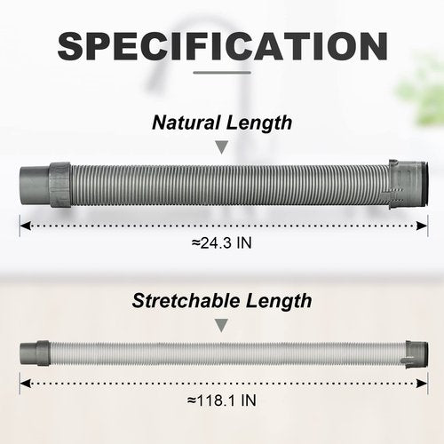 Vacuum Hoses for Shark NV22: Replacement Hose for Shark Navigator Vacuum NV22 NV44 NV46 NV60 NV70 NV80 NV355 UV400 UV410 - Part Number 1114FC