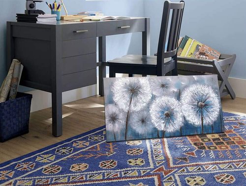 Large Dandelion Canvas Print by [Brand Name] - Modern Wall Art Decor for Living Room & Bedroom