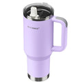SILICANICE For Travel & Gym – Never Drink from a Moldy Lid Again: 40oz Hygienic Tumbler, 100% Leakproof Lid & Removable Foldable Spout. Reinforced Base, Fits Cup Holders - Lilac